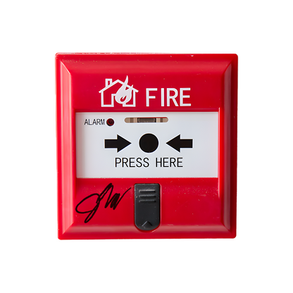 Jake Paul Signed Fire Alarm Switch