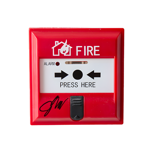 Jake Paul Signed Fire Alarm Switch